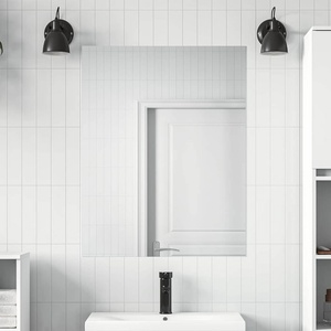 vidaXL Самозалепващо огледално фолио 90 x 150 см 2 бр. Сребристо PET (3394636)