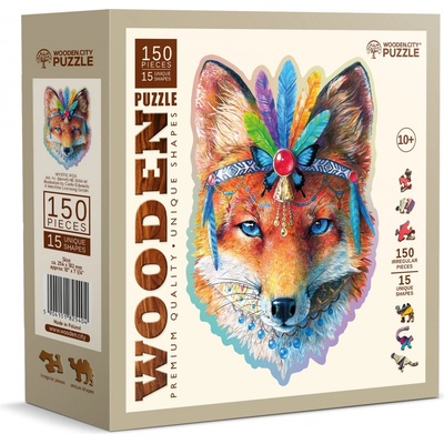 WOODEN CITY Dřevěné Mystická liška EKO 150 dielov