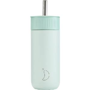 Chilly's Bottles Series 2 Термо чаша със сламка, 500 ml, ментов (C500S2SWLICH)