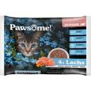 Pawsome! Junior s lososom 4 x 85 g