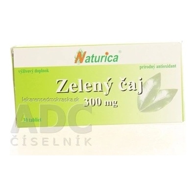 Naturica ZELENÝ ČAJ 300 mg 30 tabliet