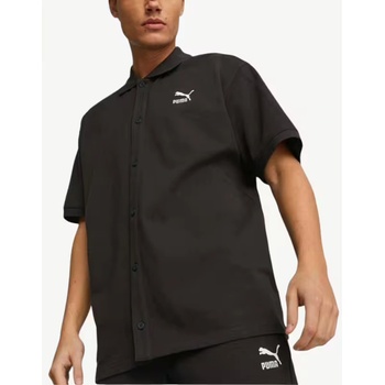 PUMA Classics Pique Shirt Black