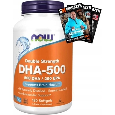 Now Foods DHA 500 mg EPA 250 mg 180 softgel kapslí