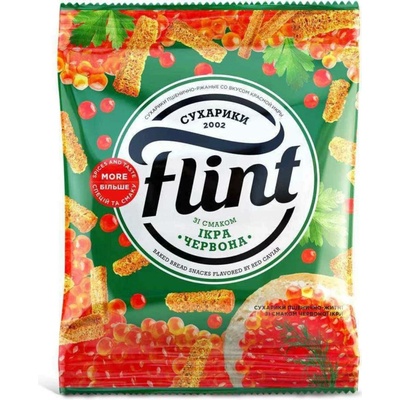 Flint Pšenično žitné suchary Červený kaviár 70 g