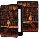 Stradour Smart Case Graphic Case for Kindle Paperwhite 1/ 2/ 3 (Library Girl)