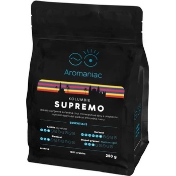 Aromaniac Aromaniac прясно изпечено кафе Colombia Supremo на зърна 250гр