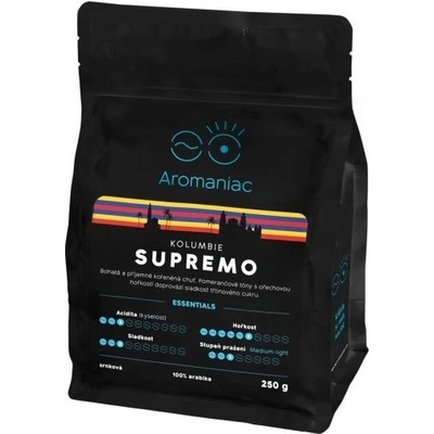 Aromaniac Aromaniac прясно изпечено кафе Colombia Supremo на зърна 250гр