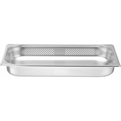 Nádoba GN 1/1 perforovaná, HENDI, Kitchen Line, GN 1/1, 9 l,výška 65 mm | 807125