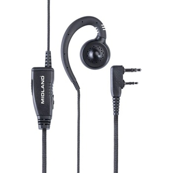 Midland Слушалки Midland MA29-LK с PTT и 2-пинов Kenwood конектор (C1670)