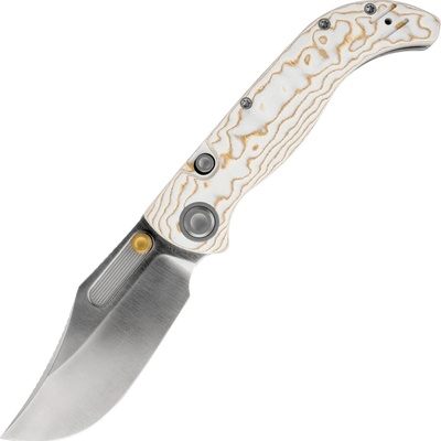 Vosteed Naga S35VN Satin Scarlet Void Micarta A3906