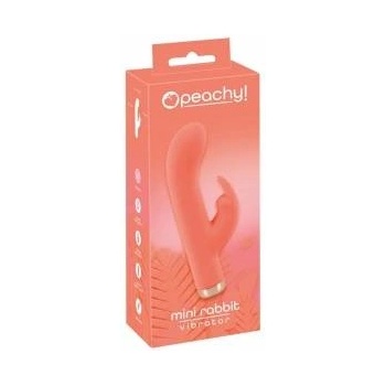 Boss of Toys Peachy Mini Rabbit Vibe Soft Touch Silicone 10 Modes Pastel Pink 16.7cm