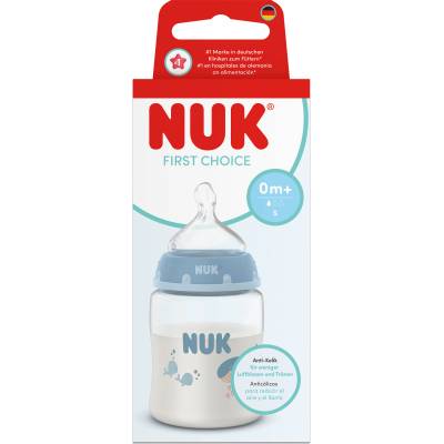 Nuk First Choice РР Шише Temperature control 150мл. силиконов биберон 0+S мес. Кит (10215413)