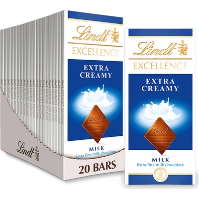 Lindt Excellence Extra Creamy 20 x 100 g
