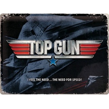 Plechová ceduľa Top Gun - The Need for Speed - Tomcat, (40 x 30 cm)