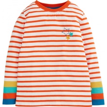 Frugi dětské triko s dlouhým rukávem Barevné pruhy