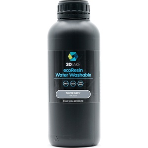 3DJAKE ecoResin Water Washable Silver Grey - 1.000 г (02-33227011)