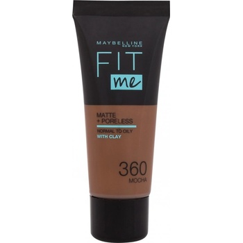 Maybelline Fit Me! Matte+Poreless matující make-up pro normální a mastnou pleť 360 30 ml