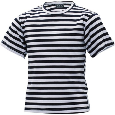 MFH Детска тениска Russian Navy с къс ръкав, бяло-синя (17019)