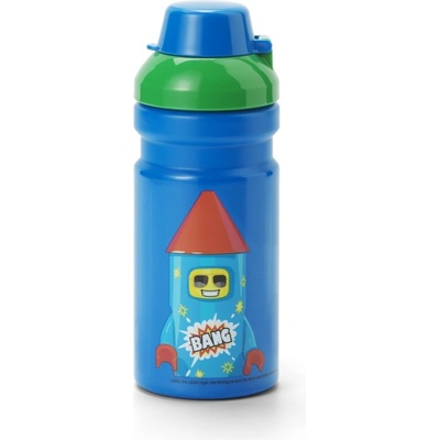 LEGO Storage LEGO Rocket бутилка за пиене - синьо/зелено