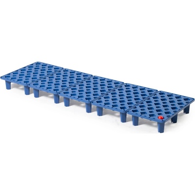 DENIOS Mrežový rošt z polyetylénu (PE) pre vane na malé nádoby s objemom 26 litrov, 1265x395x90 mm