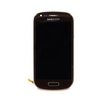 LCD Displej + Dotykové sklo + Přední kryt Samsung i8190 Galaxy S3mini Brown