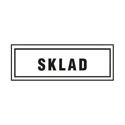 SKLAD 210x74mm - samolepka