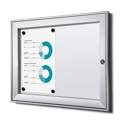 Extera.cz Magnetická vitrína Economy 2 x A4