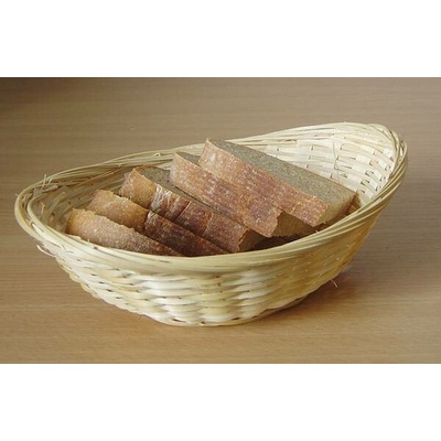 Ošatka na pečivo ovál 25x19cm bambus (košík)