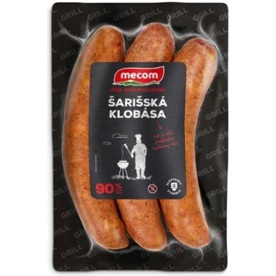 Mecom klobása Šarišská 90% 350 g