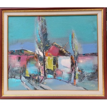 Image 1 of Абстрактен пейзаж " Спомен"