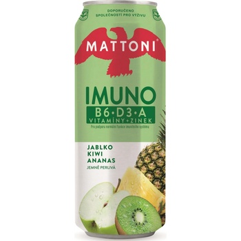 Mattoni Imuno jablko ananas a kiwi plech 24 x 500 ml
