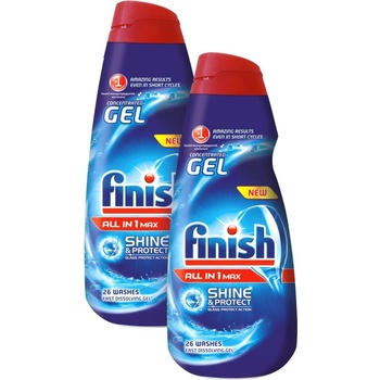 Finish All in 1 Max Shine & Protect gél 2 x 650 ml