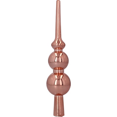Chomik Vianočná špica na stromček 20 cm – medená