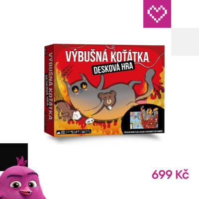 Asmodee Czech Republic Výbušná koťátka: Desková hra