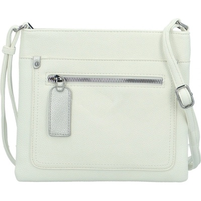 Stylová dámská koženková crossbody kabelka Walida bílá