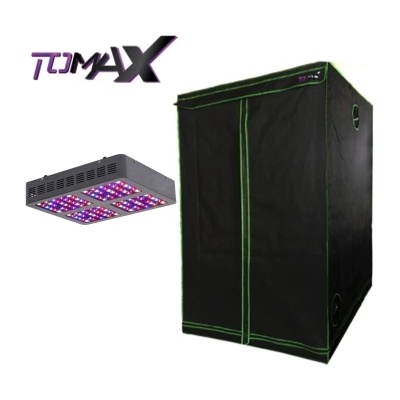600W LED Grow Light + Tomax Tent 120x120x200 - комплект за отглеждане на закрито
