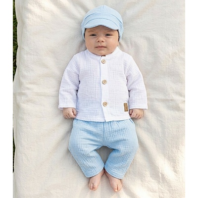 Baby Nellys Súprava pre bábätko mušelínová chlapec