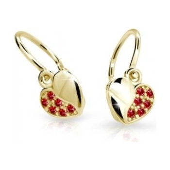 Cutie C2160ž srdiečka detské náušnice C2160-10-40-X-1