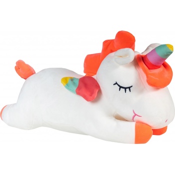 Aga4Kids Plyšový vankúš Jednorožec Biely 50 cm
