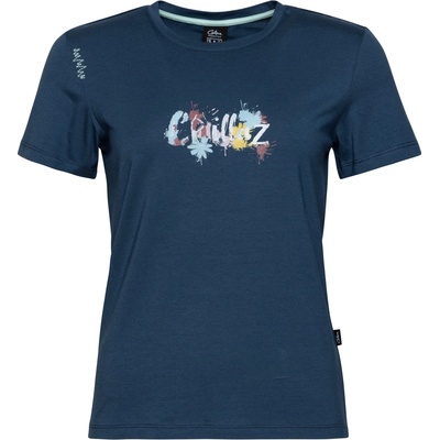 Chillaz Дамска тениска Chillaz Women's Iseo Floral Vibes T-shirt - Dark Blue - размер 44 (EU) (916-6247-0117)