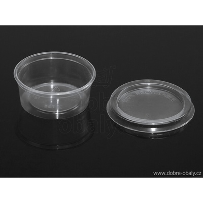 Dressingová miska průhledná 50 ml PP