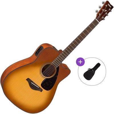 Yamaha FGX800C Basic SET Sand Burst Електро-акустична китара Дреднаут