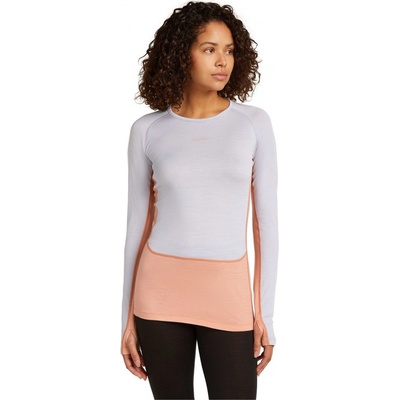 ICEBREAKER Wmns Mer 200 ZoneKnit LS Crewe Desert Sand/Greyquartz/Cb