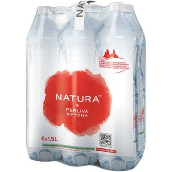 Natura Perlivá pramenitá voda 6 x 1,5 l