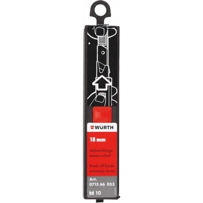 Lámacie rezné čepele Wurth 071566 053 18 mm sada 10 kusov