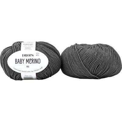 Drops Baby Merino 20 tmavě šedá