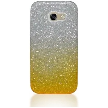 Image 1 of Samsung Луксозен силиконов гръб Bling в преливащо златно за Samsung A520 Galaxy A5 (2017) (SCBlingSGA52017Gold)