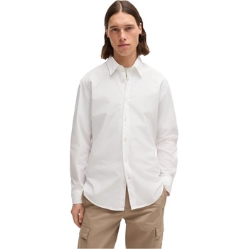 Image 1 of HUGO BOSS Men's Relegant 6 M Plain Long-Sleeve Shirt - White 100
