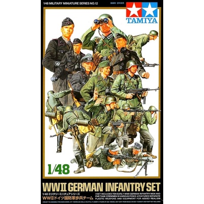 Tamiya German Infantry + Tank Crew 1:48
