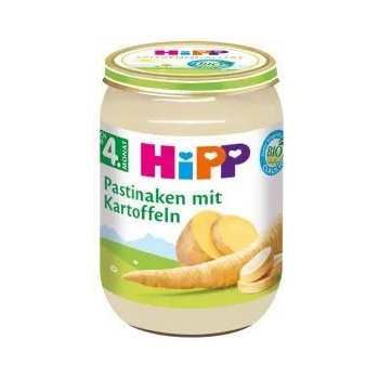 HiPP Био Зеленчуково пюре от пащърнак и картофи Hipp, 4+ месеца, 190 гр